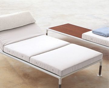 SPRINGTIME - Mahogany garden side table by B&B Italia Outdoor - view 3